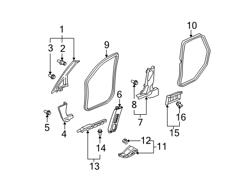 GM 88963461 - Genuine GM Harness buick terraza wiring diagram 