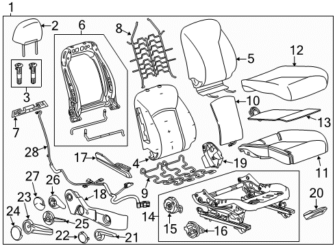 Buick 13372201 - Genuine Buick Outlet Duct 2014 buick verano wiring diagram 