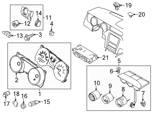 GM (22869162) - Genuine GM Headlamp Assembly Bracket