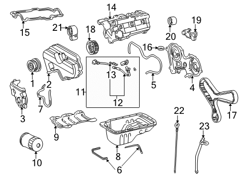 GM (55354068) - Genuine GM Oil Cooler Pipe Seal