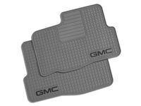 GMC Sierra 1500 Floor Mats - Premium All Weather,Front,Note:Pewter with GMC Logo; - 12495597