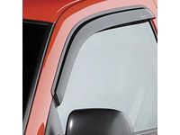 GM 12496038 Side Window Weather Deflector - Front Set,Note:Smoke,Regular Cab;