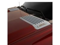 GM Hood Louver,Note:Heavy Duty,Chrome (Does not fit 2011 HD models); - 19155975