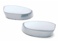 GM 17800739 Outside Rearview Mirror Cover,Note:Silver (59U),Set of 2;