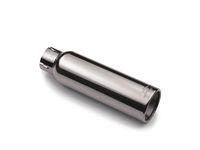 Chevrolet Avalanche Polished Stainless Steel Straight-Cut Dual-Wall Exhaust Tip with Bowtie Logo - 22799812