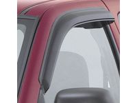 GM Front and Rear Tape-On Side Door Window Weather Deflector Set in Smoke Black - 17802323