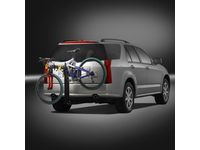 GM 12499172 Hitch-Mounted 4 Bike Bicycle Carrier