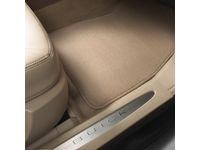 GM Front and Rear Carpeted Floor Mats in Medium Cashmere - 25949816