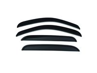 Chevrolet Avalanche Front and Rear Tape-On Side Door Window Weather Deflector Set in Smoke Black - 19172622