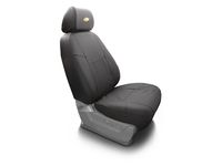 GM 12499913 Front Bucket Seat Cover Set in Ebony with Bowtie Logo