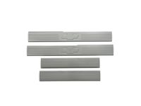 GM Front Door Sill Plates in Stainless Steel with Bowtie Logo - 17802518