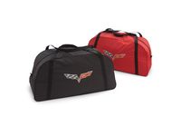Chevrolet Corvette Vehicle Cover Storage Bag in Red with Crossed Flags Logo - 19158353