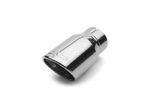 Chevrolet Suburban 1500 5.3L Polished Stainless Steel Angle-Cut Dual-Wall Exhaust Tips with Bowtie Logo - 19165259