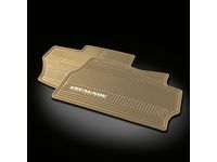 GM Front All-Weather Floor Mats in Cashmere with Escalade Logo - 19166595
