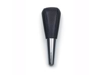 Chevrolet Automatic Transmission Shift Knob in Ebony Leather with Carbon Fiber Insert - 19165178