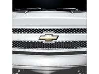 GM 22767482 Grille in Chrome with Olympic White Surround and Bowtie Logo