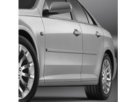 GM Front and Rear Smooth Door Moldings in Primer - 17800678