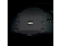 GM 3.6L Engine Cover in Black with Bowtie Logo - 12643076
