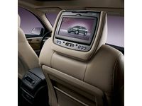 GM Rear-Seat Entertainment System with DVD Player in Dark Cashmere Leather - 23109024