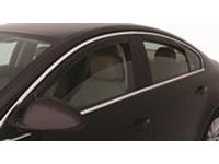 Buick Front and Rear In-Channel Side Door Window Weather Deflectors in Smoke Black by Lund® - 19260738