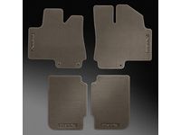 GM Front and Rear Carpeted Floor Mats in Dune with SRX Logo - 22808861