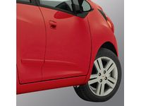Chevrolet Spark Front and Rear Smooth Door Moldings in Salsa - 94816366