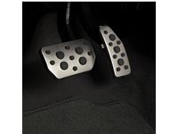 Chevrolet Spark Automatic Transmission Pedal Cover Package in Stainless Steel and Black - 96683187