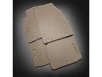 Cadillac XTS Front and Rear Carpeted Floor Mats in Dune with XTS Logo - 22936908