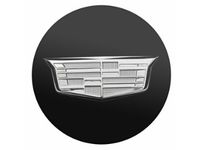 Cadillac Center Cap in Black with Monochromatic Cadillac Logo - 19329257