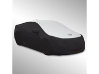 Cadillac ELR Premium All-Weather Car Cover in Black and White with Cadillac Logo - 22945963