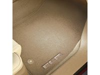 Cadillac ELR Front and Rear Premium Carpeted Floor Mats in Cashmere with ELR Logo - 22942474