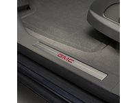 GMC Illuminated Front Door Sill Plates in Stainless Steel with GMC Logo - 23169368