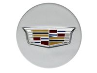 Cadillac Center Cap in Silver with Cadillac Logo - 19329848
