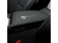 Chevrolet Corvette Floor Console Lid in Jet Black with Stingray Logo - 84255325