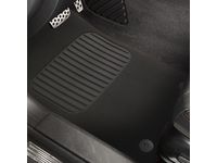 Chevrolet SS Front and Rear Carpeted Floor Mats in Ebony with Red Stitching - 92264567