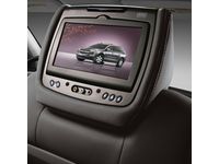 Chevrolet Rear-Seat Entertainment System with DVD Player in Ebony Leather - 23352779