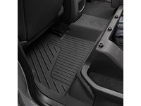 Chevrolet Colorado Crew Cab Second-Row Interlocking Premium All-Weather Floor Liner in Jet Black - 23381376