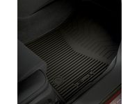 Cadillac ELR Front and Rear All-Weather Floor Mats in Black with ELR Logo - 22942480
