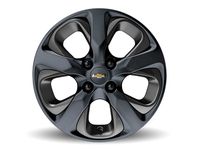 Chevrolet Spark 15x6-Inch Aluminum 5-Spoke Wheel in Black - 42472971