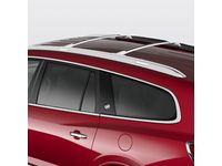 Buick Removable Roof Rack T-Slot Cross Rails in Bright Anodized Aluminum - 19170765