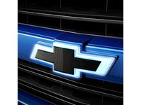 Chevrolet Silverado 1500 Front Illuminated and Rear Non-Illuminated Bowtie Emblems in Black - 84129741