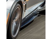 Chevrolet Corvette Rocker Panel Moldings in Carbon Flash Metallic - 84349559