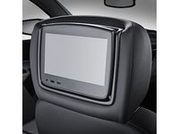 GM 84300015 Rear-Seat Infotainment System in Jet Black Vinyl with Brandy Stitching