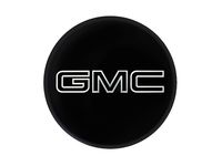 GM Center Cap in Black Aluminum with Black GMC Logo - 84388508