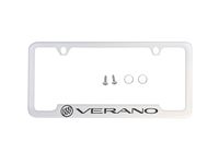 Buick License Plate Frame by Baron & Baron® in Chrome with Buick Logo and Verano Script - 19302634