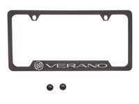 Buick License Plate Frame by Baron & Baron® in Black with Buick Logo and Verano Script - 19302641