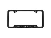 Buick License Plate Frame by Baron & Baron® in Black with Regal GS Script - 19302643