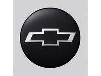Chevrolet Silverado 1500 Center Cap in Black with Bright Outlined Bowtie Logo - 84388541