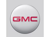 GMC Yukon XL Center Cap in Bright Aluminum with Red GMC Logo - 19301599