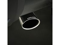 GMC Sierra 2500 HD 5.3L Polished Stainless Steel Dual-Wall Angle-Cut Exhaust Tip with GMC Logo - 22799815